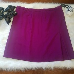 Jones NY Woman Collection A- line Skirt Plum24W